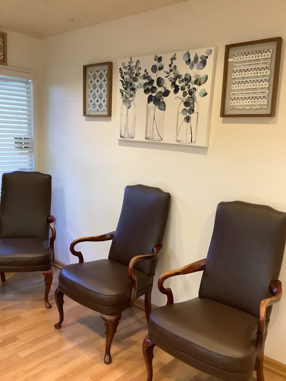 Waiting room for Newsham Dental, dentist in Rialto, CA
