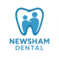 Newsham Dental Logo in white circle for main menu header