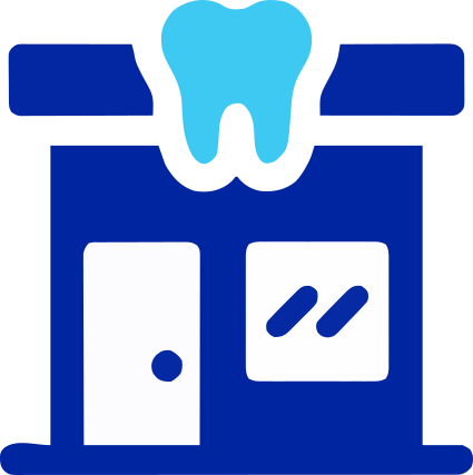 icon of a dental office building